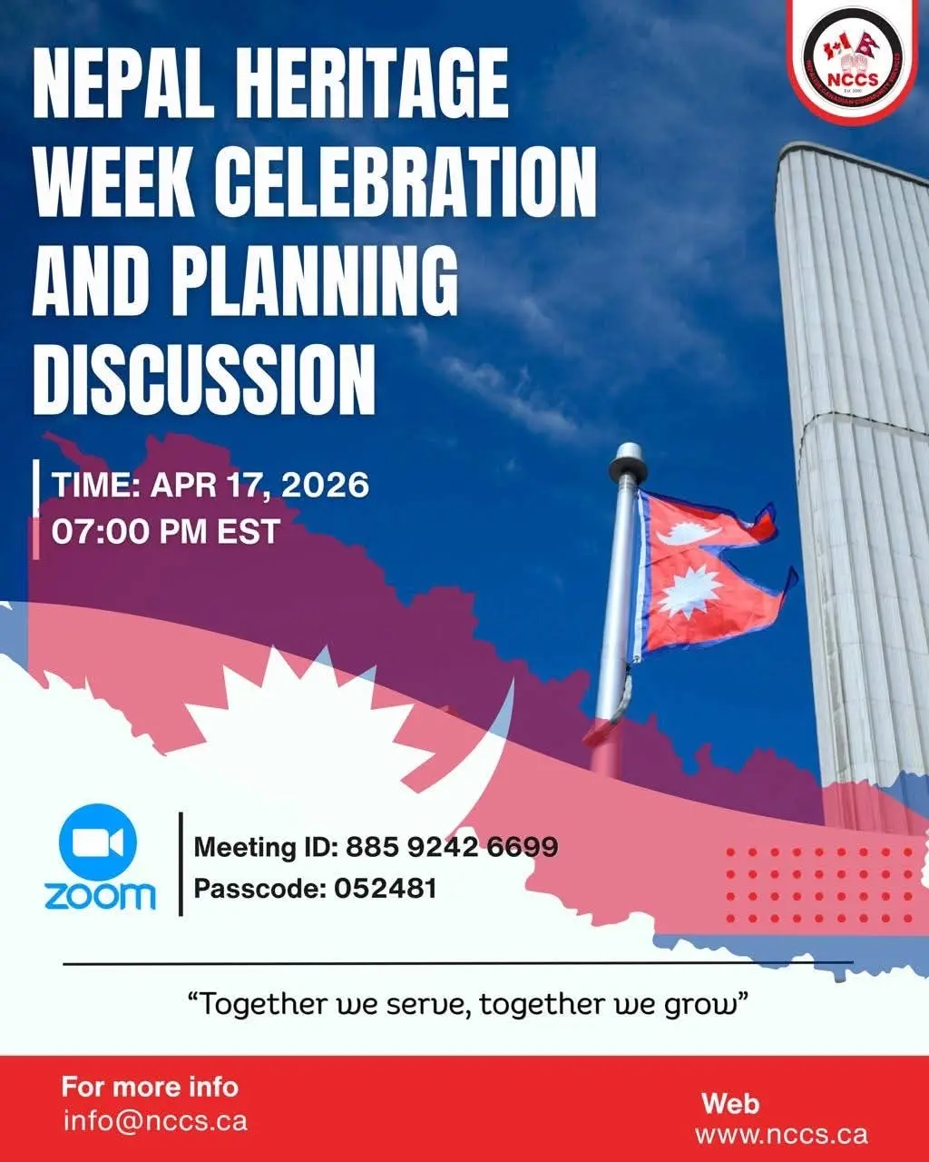 Nepal Heritage Week Virtual Community Session – Reflection and Future Planning (April 17, 2026)