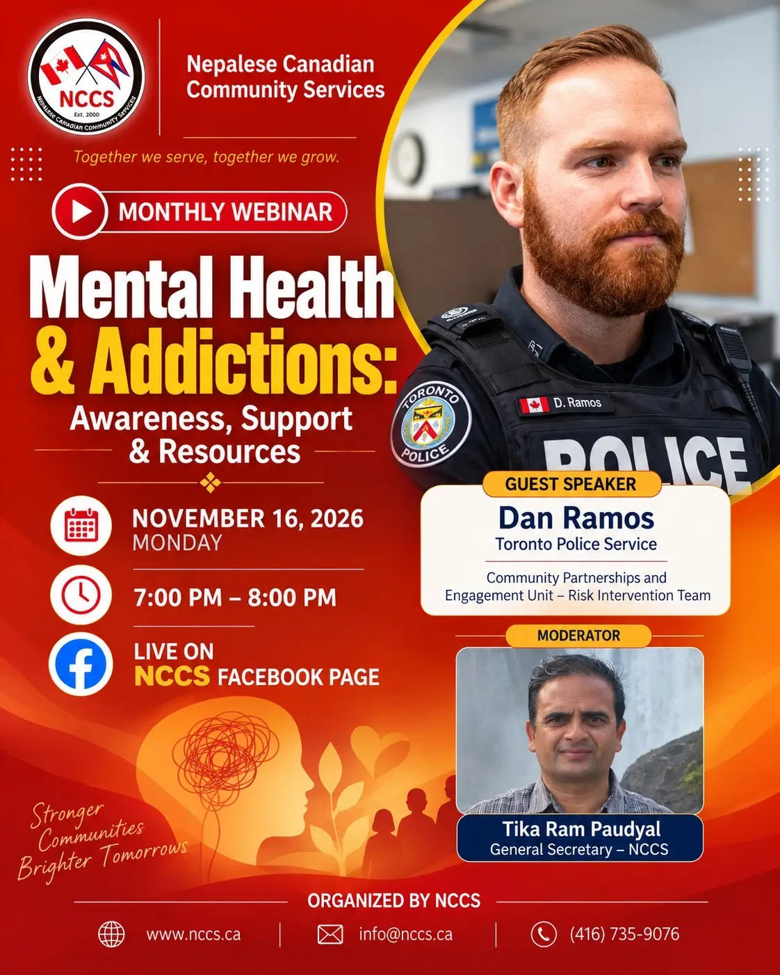 Mental Health & Addictions Support in Partnership with Toronto Police
